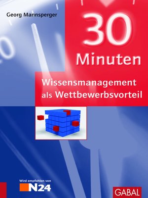 cover image of 30 Minuten Wissensmanagement als Wettbewerbsvorteil